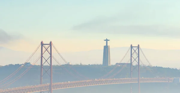 Панорамний Вид Квітня Міст Христос Кін — стокове фото