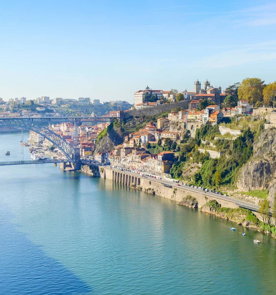 Ποταμός Douro Παλιά Πόλη Porto — Φωτογραφία Αρχείου