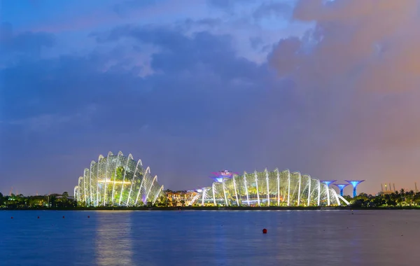 Gardens Bay Singapur nehir parkı — Stok fotoğraf