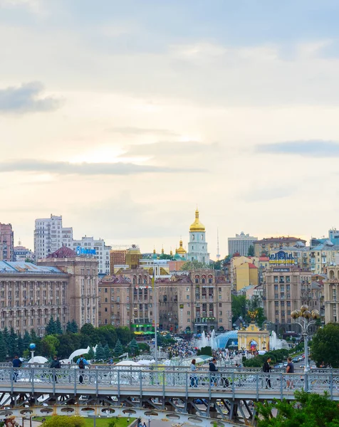 Kiev Ucraina Maggio 2019 Vista Della Piazza Dell Indipendenza Maidan — Foto Stock