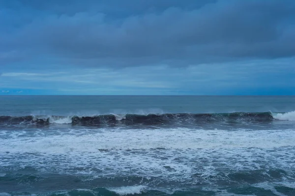 Vista Delle Onde Dell Oceano Atlantico Isola Madeira Portogallo Sfondo — Foto Stock