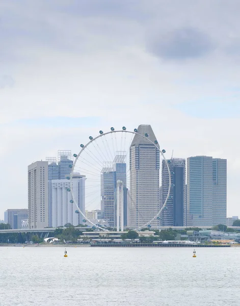 Singapour Paysage Urbain Moderne Avec Des Gratte Ciel Centre Ville — Photo