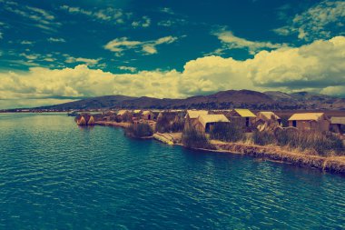 Titicaca gölü yakınındaki Puno