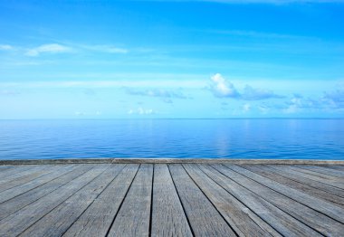 Maldivler 'deki tropik plaj