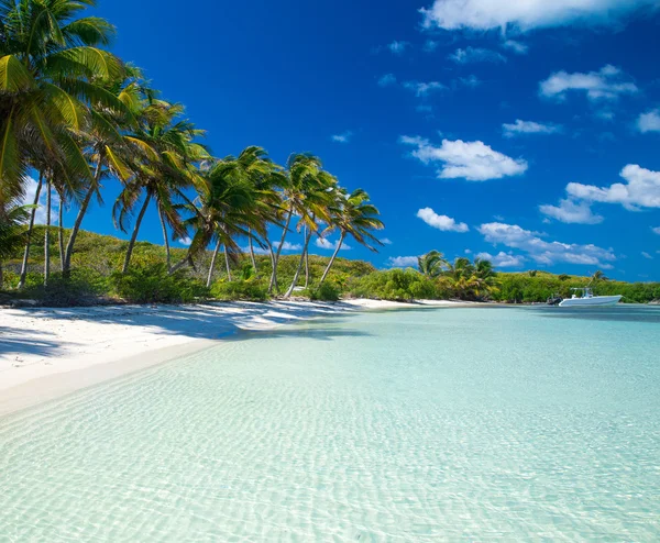 Spiaggia e mare tropicale — Foto Stock