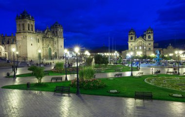 Cusco şehir merkezi Peru