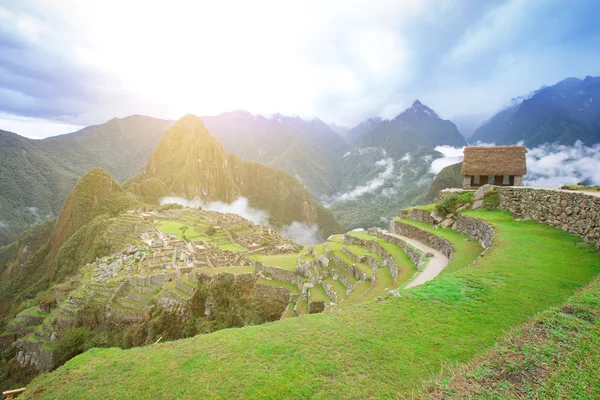 Мачу-Пикчу в Перу — стоковое фото