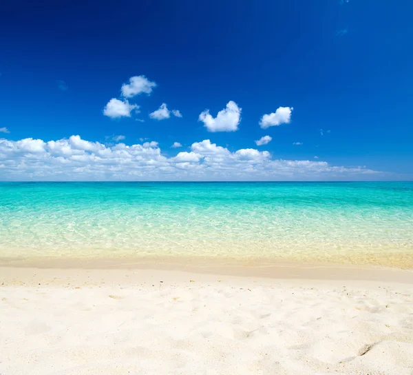 Belo mar azul caribenho — Fotografia de Stock