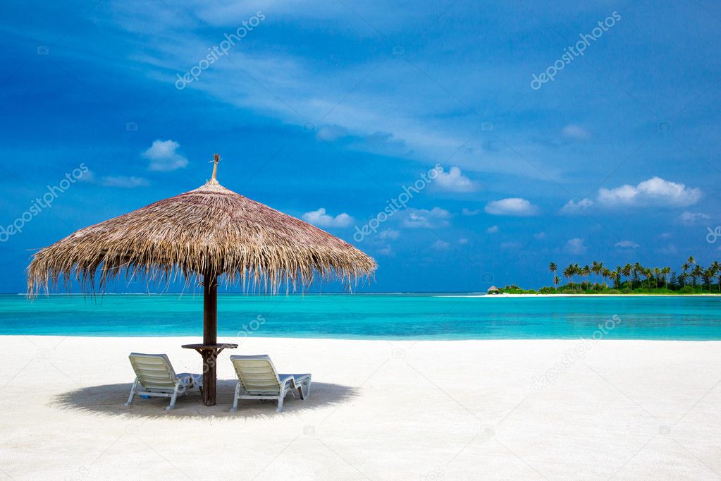 tropical beach in Maldives