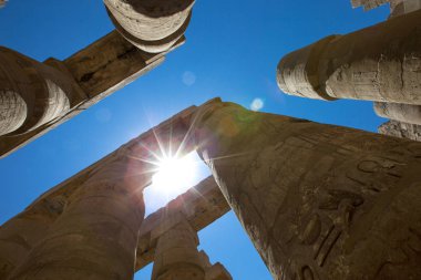 Karnak temple in Egypt clipart