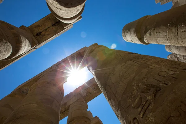 Templo de Karnak no Egito — Fotografia de Stock