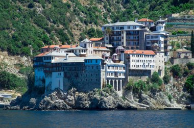 Dionissiou Manastırı görünümü