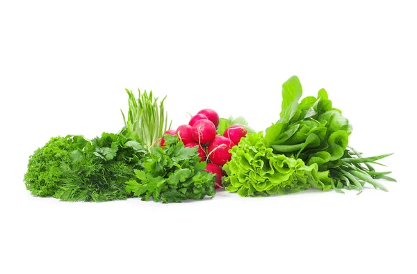 Fresh herbs and vegetables — Stock Photo, Image