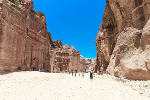 De verlaten stad Petra — Stockfoto