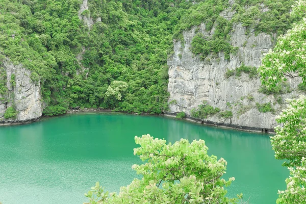 Lagunen kallas "Talay Nai" i nationalparken Moo Koh Ang Tong — Stockfoto