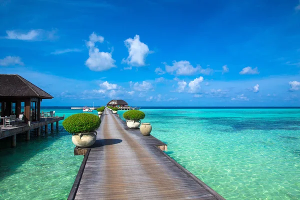 Vacker strand på Maldiverna — Stockfoto