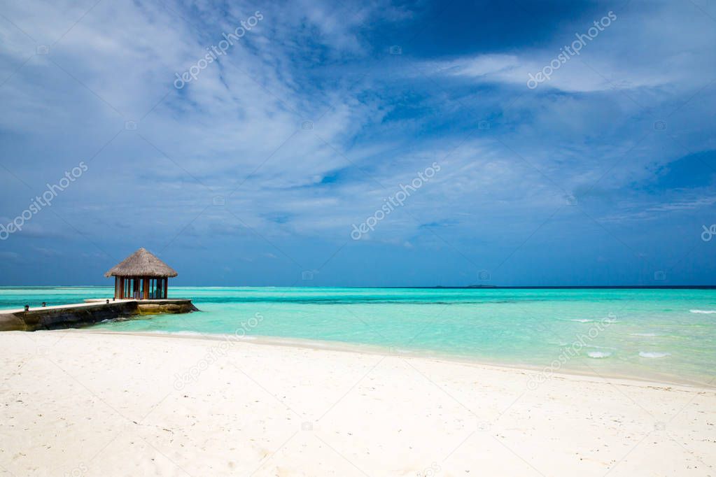 beautiful beach at Maldives