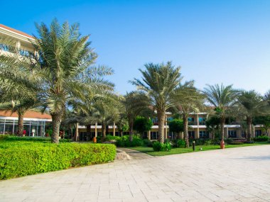 Düşük katlı Arap (Fas) tarzı mimarisi 