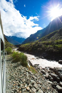Cuzco üzerinden demiryolu Machu Picchu olmak