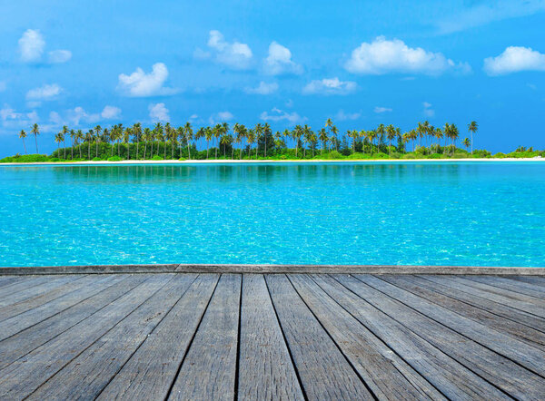 tropical beach in Maldives