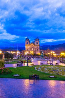 Cuzco cathedral church clipart