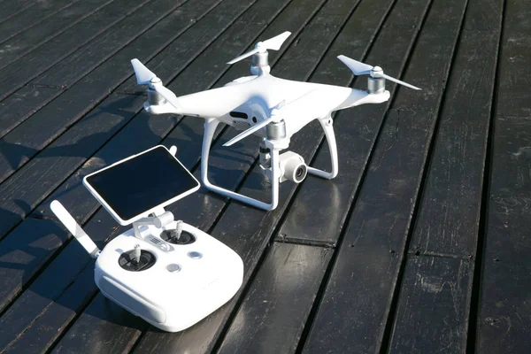 Drone 쿼드 헬리콥터 — 스톡 사진