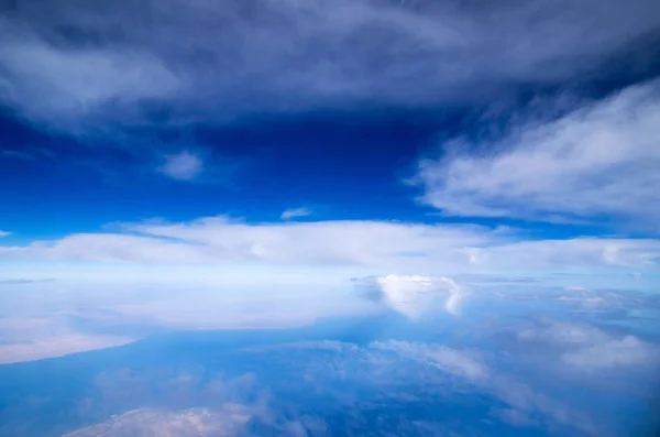 Aerial sky and clouds — Stock Photo, Image