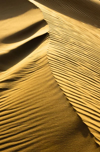 Textura de arena en desierto de oro — Foto de Stock