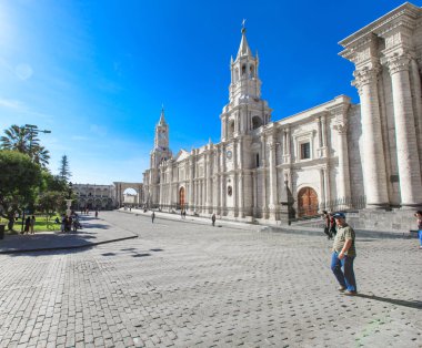 Ana kare Arequipa kilise ile 