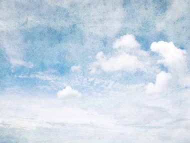 Grunge mavi gökyüzü