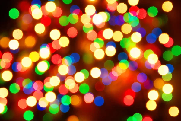 Abstract christmas lights — Stock Photo, Image