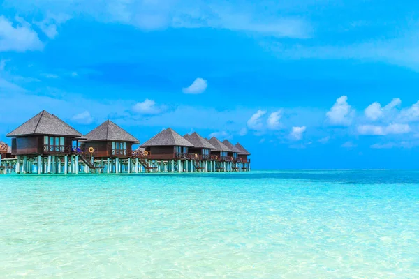 Paesaggi marini esotici alle Maldive — Foto Stock