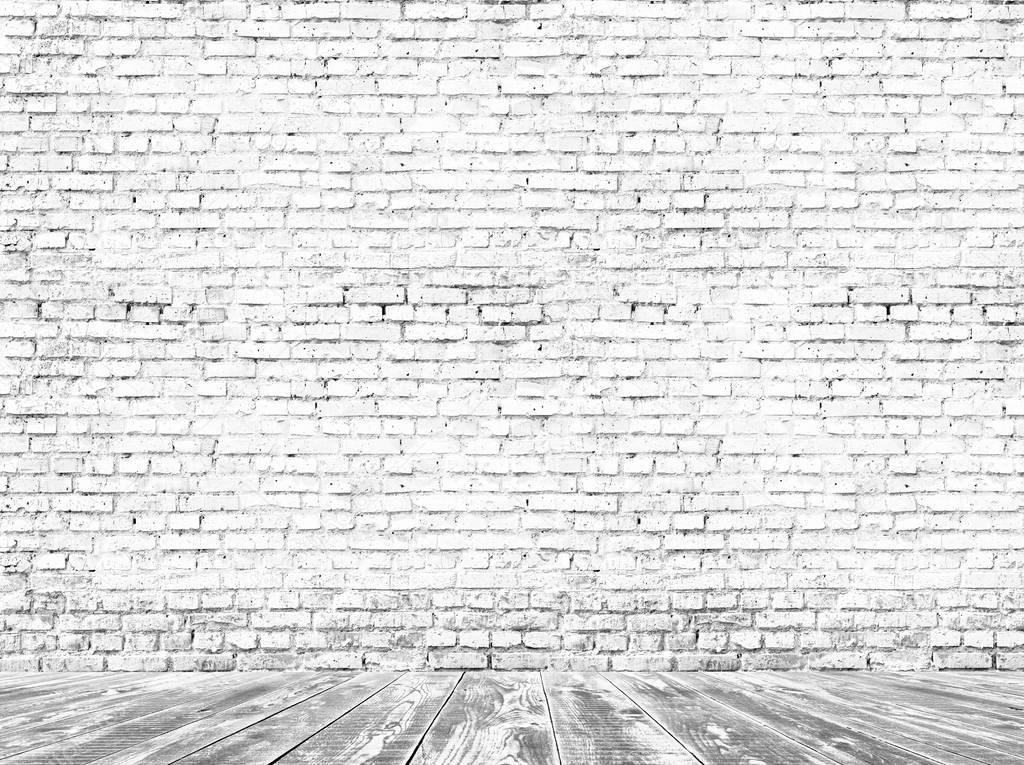 brick wall and wood floor background