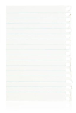 bir sayfa defter--dan sökük uzakta