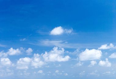 blue sky with clouds clipart
