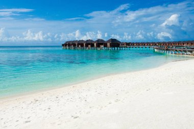 Maldivler Island beach ile