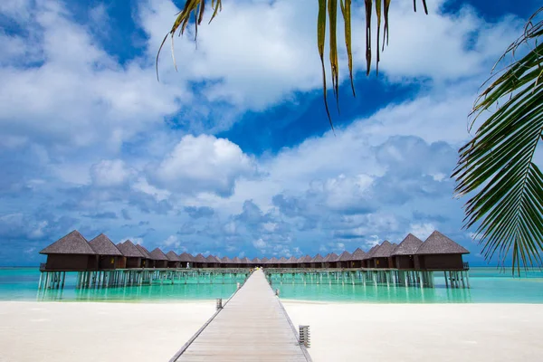 Maldives île avec plage — Photo