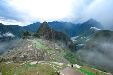 Machu Picchu görünümünü
