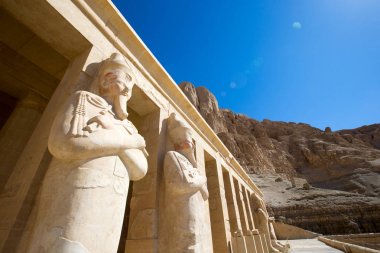 temple of Hatshepsut near Luxor clipart