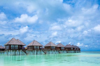 Maldivler Island beach ile