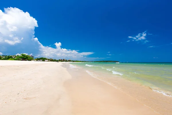 Tropisk strand på Sri Lanka – stockfoto