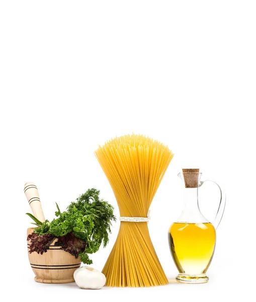 Pasta ingredients isolated — Stock Photo, Image