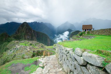 Machu Picchu görünümünü