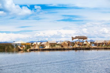 Titicaca gölü Totora Köyü