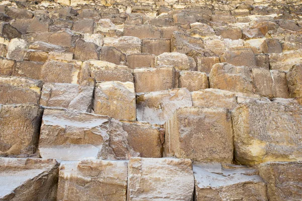 Bricks of pyramid texture — Stock Photo, Image