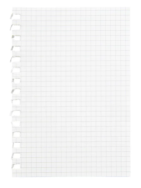 Piece of notepad paper — Stock Photo, Image