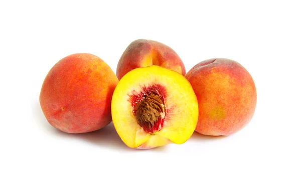 Fresh peach fruits — Stock Photo, Image