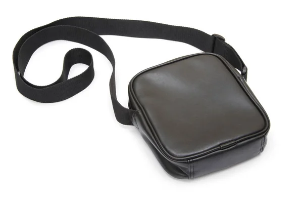Modern leather men bag — Stock Photo, Image