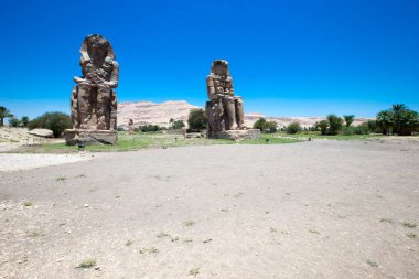 Luxor. Memnon colossi
