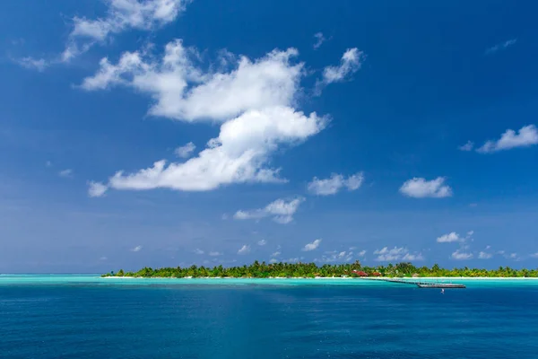 Tropical beach Malediwy — Zdjęcie stockowe